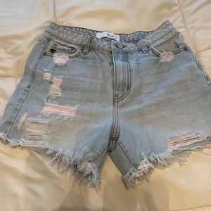 Kancan denim shorts size small